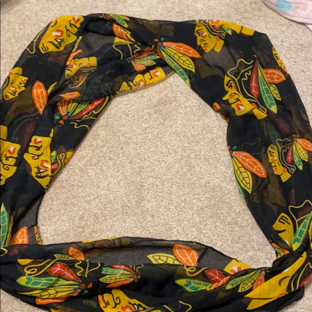 Chicago Blackhawks infinity scarf